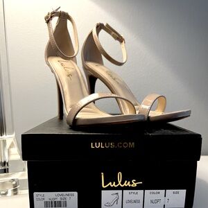 Lulu’s Nude Heels